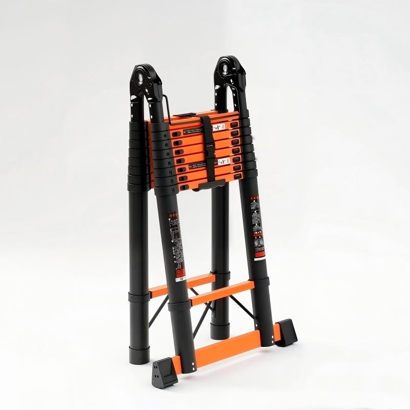 Multi-Purpose Carbon Steel Telescopic Ladder