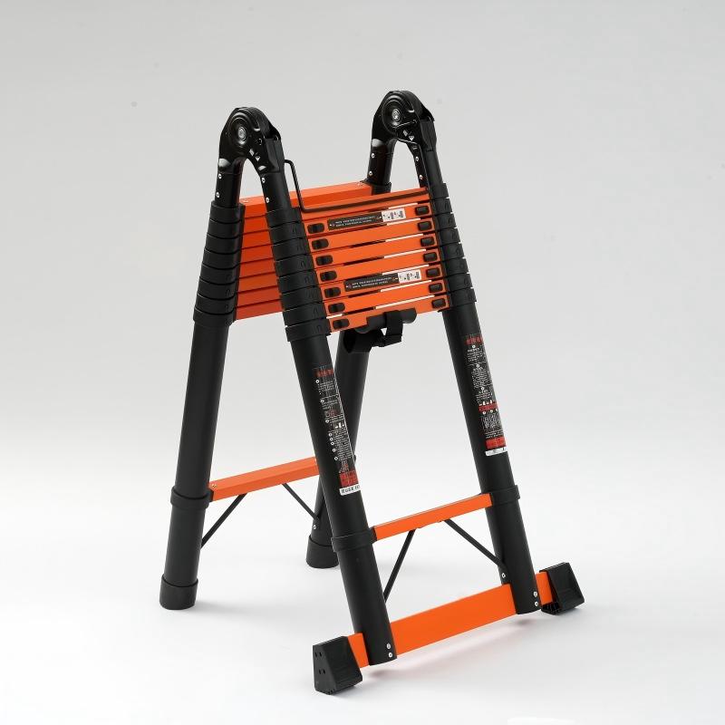 Multi-Purpose Carbon Steel Telescopic Ladder