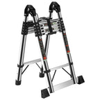 Multi-Purpose Stainless Steel Telescopic Ladder