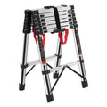 Walkable A-Frame Stainless Steel Telescopic Ladder