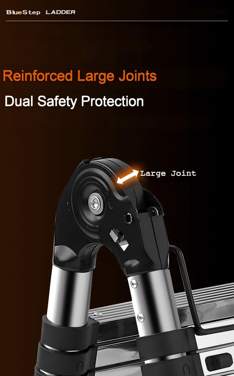 Multi-Purpose Stainless Steel Telescopic Ladder